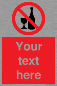 Custom prohibition no alcohol